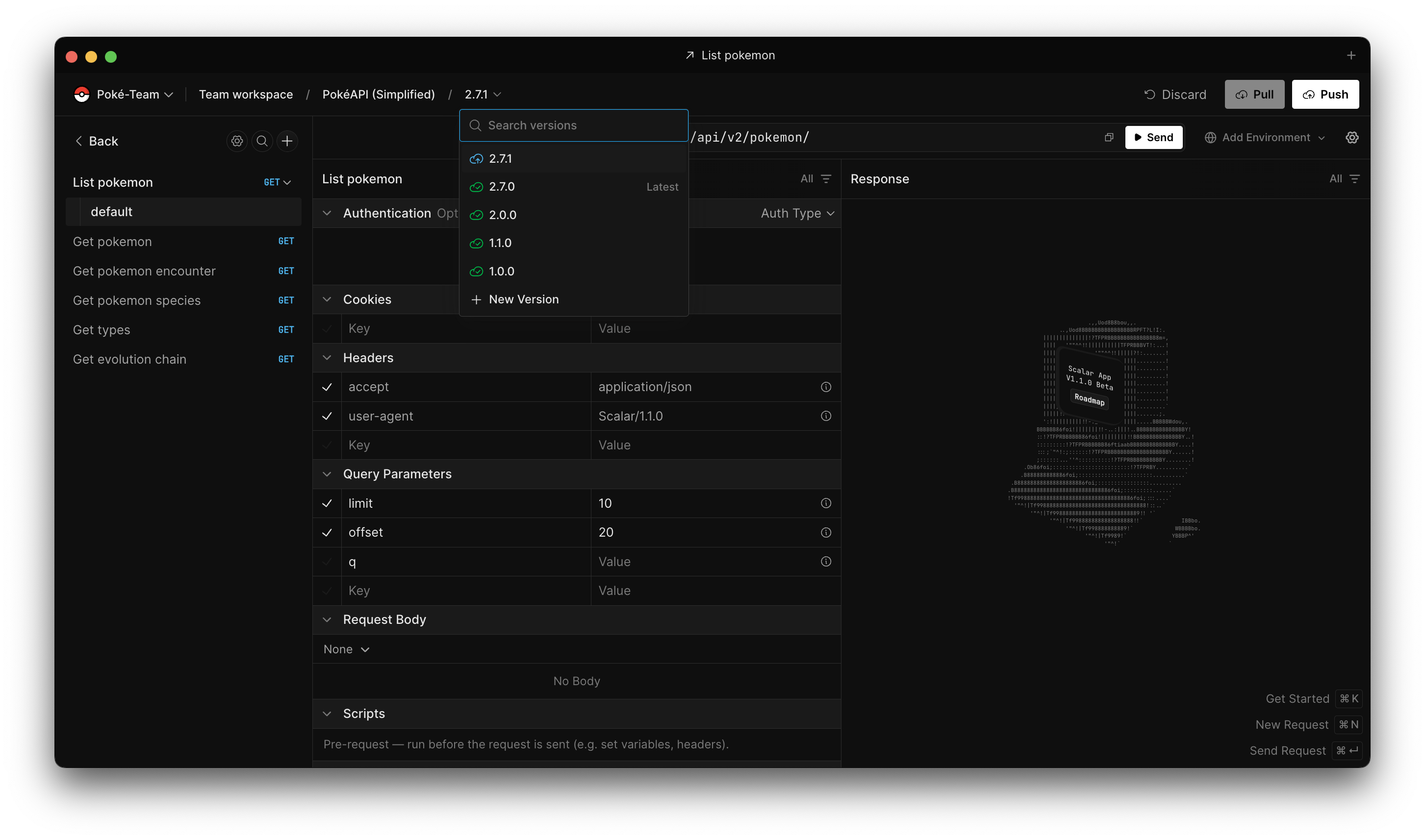 Registry from the client